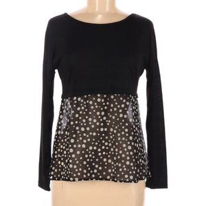 Polka Dot Long Sleeve Blouse